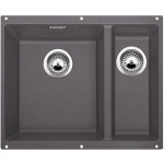 Кухонная мойка BLANCO SUBLINE 340/160-U SILGRANIT 523549 темная скала