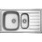 Кухонная мойка TopZero HYL860.500.15.GT8K, нержавеющая сталь