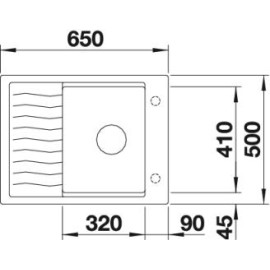 Мойка BLANCO 520994 BLANCO ELON 45S жасмин