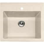 Кухонная мойка GRANFEST Quadro GF-Q561 бежевый