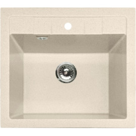 Кухонная мойка GRANFEST Quadro GF-Q561 бежевый