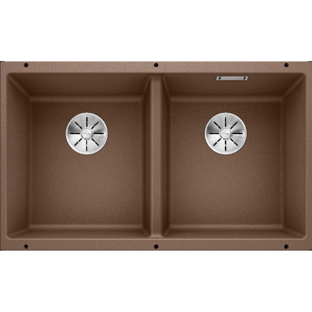 Кухонная мойка Blanco SUBLINE 350/350-U SILGRANIT мускат с отв.арм. InFino (арт.523582)