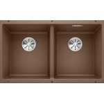 Кухонная мойка Blanco SUBLINE 350/350-U SILGRANIT мускат с отв.арм. InFino (арт.523582)