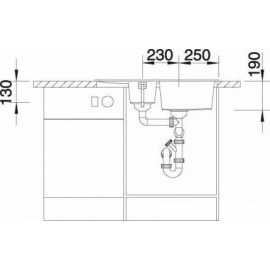 Кухонная мойка BLANCO metra 6s compact (513553)