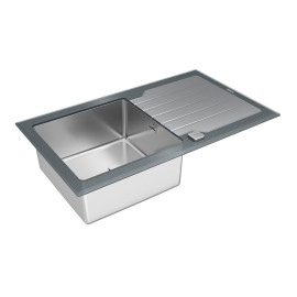Мойка кухонная TEKA DIAMOND RS15 1B 1D 86 STONE GREY (115100021)