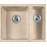 Мойка Franke KBG 160 под столешницу, вентиль-автомат, бежевый