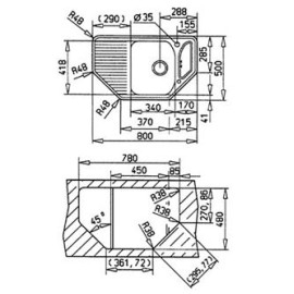 Кухонная мойка TEKA TEXINA 45 E-TG Anthracit
