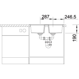 Кухонная мойка Blanco LEXA 8 SILGRANIT PuraDur кофе гранит 524969