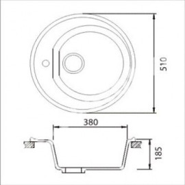Мойка GRANFEST Rondo GF-R510 (d510) Салатовый 303 круглая 417512