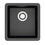Кухонная мойка ZETT lab 27/Q4 черный T027Q004