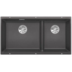 Кухонная мойка Blanco SUBLINE 480/320-U темная скала c отв.арм. InFino (арт.523585)