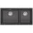Кухонная мойка Blanco SUBLINE 480/320-U темная скала c отв.арм. InFino (арт.523585)