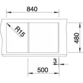 Кухонная мойка BLANCO 515041 metra 5 s кофе silgranit
