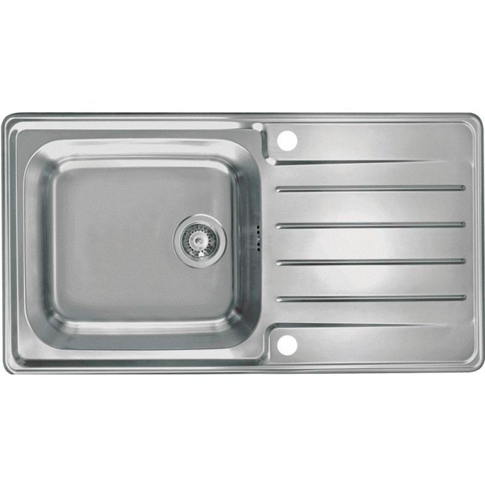 Кухонная мойка ALVEUS Praktik 100 LEI 1097989 (в комплекте с сифоном 1127251)
