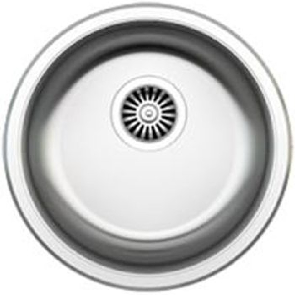 Кухонная мойка Zigmund & Shtain Kreis 435.6 polished с сифоном