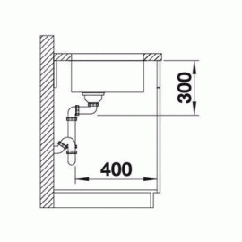 Кухонная мойка BLANCO supra 450-u (518203)