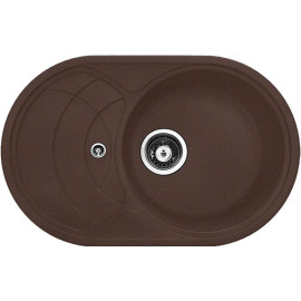Кухонная мойка TopZero Alla Chocolate (780x500-93), искусственный гранит