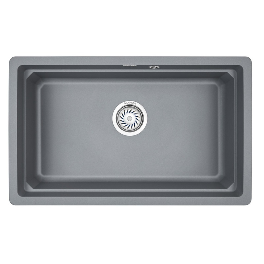 Кухонная мойка GRANULA KS-7303U алюминиум