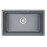Кухонная мойка GRANULA KS-7303U алюминиум
