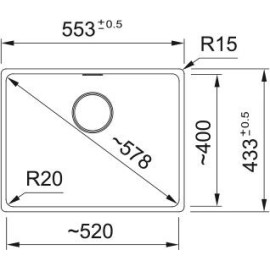 Кухонная мойка FRANKE MRG 210-110-52 оникс (135.0665.786)