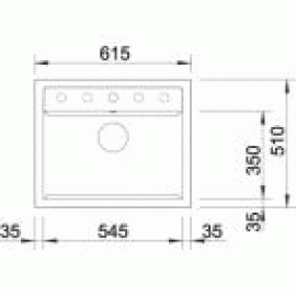 Мойка BLANCO dalago 6 puradur ii кофе 515066