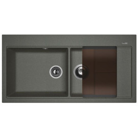 Кухонная мойка FLORENTINA Россана черный (20.335.E1000.102)
