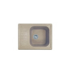 Мойка GRANFEST Standart GF-S645L (645х500) Песочный 302 с крылом 417584