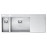 Кухонная мойка REGINOX nevada 18x50 lux okg left(c/box)