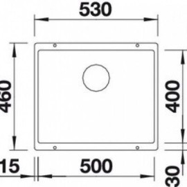 Кухонная мойка BLANCO SUBLINE 500-U SILGRANIT 523437 жасмин