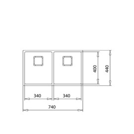 Мойка кухонная Teka FLEXLINEA RS15 2B 740 (art.115030009)