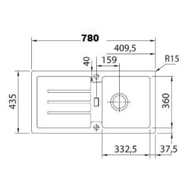 Кухонная мойка FRANKE STG 614-78 белый (114.0312.544)