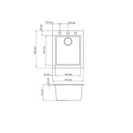 Кухонная мойка OMOIKIRI bosen 41-ev(4993219)