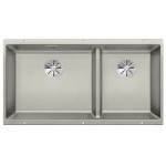Кухонная мойка Blanco SUBLINE 480/320-U жемчужный c отв.арм. InFino (арт.523587)