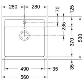 Кухонная мойка FRANKE SID 610 оникс (114.0443.344)