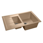 Кухонная мойка GRANFEST Quadro GF-Q775KL топаз