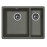 Кухонная мойка FLORENTINA Вега 335/160 черный (22.325.D0500.102)