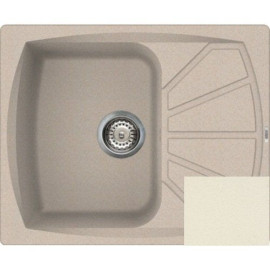 Мойка кухонная Elleci LIVING 125 granitek 62 Bianco Antico