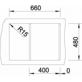 Мойка BLANCO 513796 ENOS 40 S шампань SILGRANIT мойка