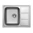 Кухонная мойка TopZero LTP615.500.GT8K, нержавеющая сталь
