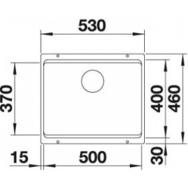 Кухонная мойка BLANCO ETAGON 500-U 522232 жасмин