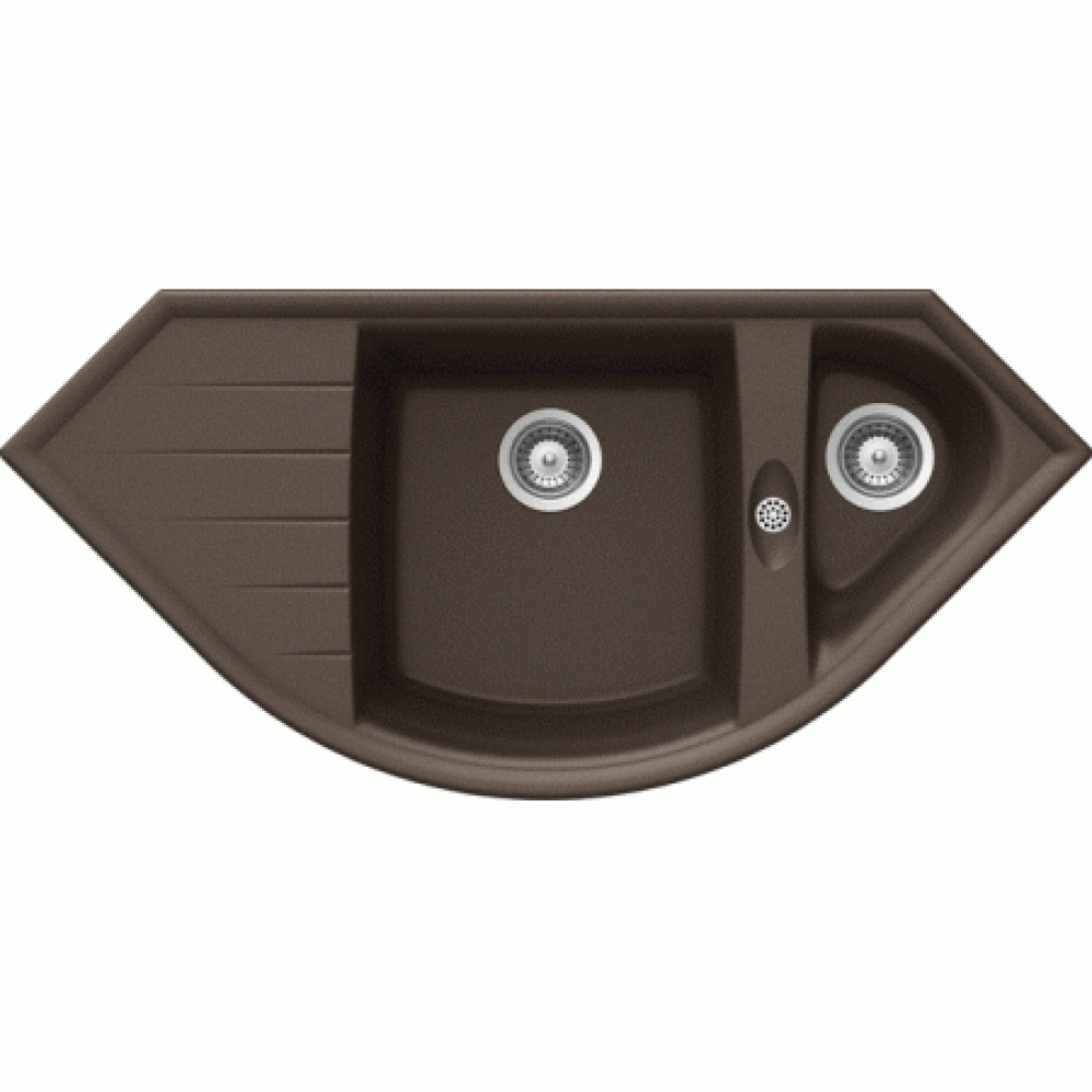 Мойка SCHOCK 700239 genius 90с (с-150) cristalite 1113x520 мокка