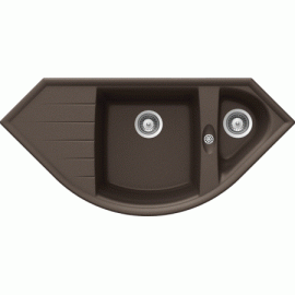 Мойка SCHOCK 700239 genius 90с (с-150) cristalite 1113x520 мокка
