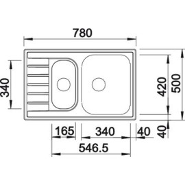 Кухонная мойка BLANCO livit 6 s compact (515117)