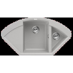 Мойка кухонная Elleci EASY CORNER metaltek 79 Aluminium