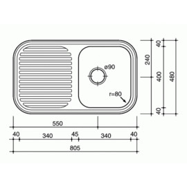Кухонная мойка REGINOX Regent 10 LUX OKG (box)