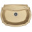 Кухонная мойка FLORENTINA Эмилия 770 бежевый (20.360.E0770.104)