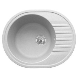 Кухонная мойка POLYGRAN tolero r-122 белый№923