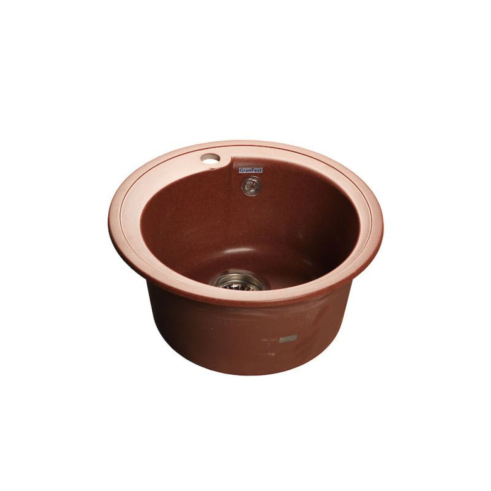 Кухонная мойка GRANFEST Rondo GF-R450 красный марс