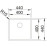 Кухонная мойка BLANCO CLARON 400-U 521573 нерж. сталь