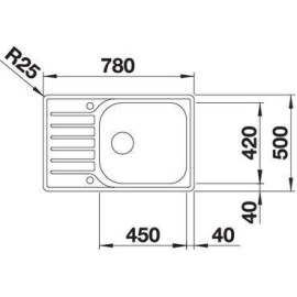 Кухонная мойка BLANCO lantos XL 6 S-IF Compact (523140)
